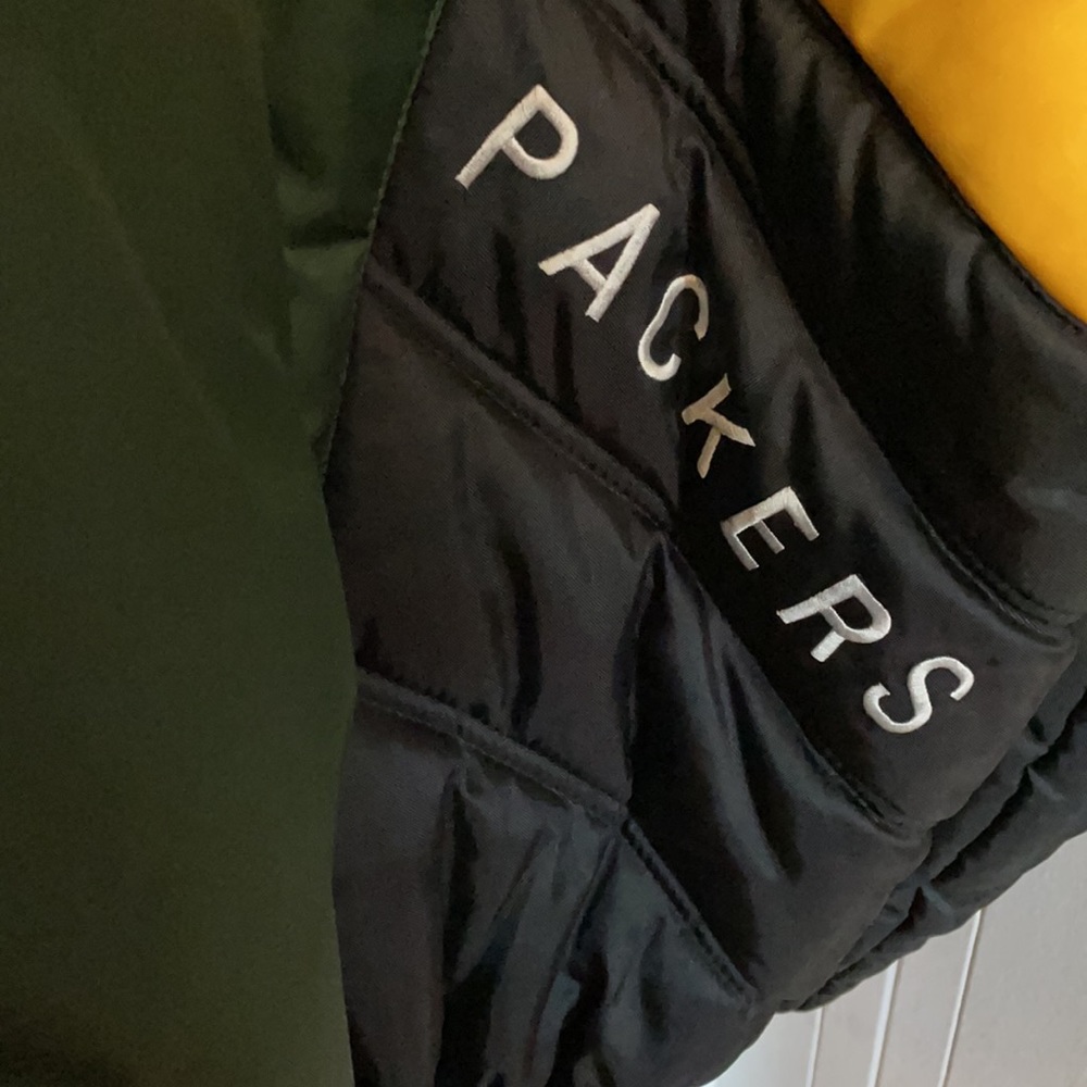 Pro Player Greenbay Packer Pullover Jacket Coat Xl - image 8